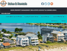 Tablet Screenshot of palmairrealtync.com